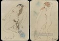 Dos dibujos eróticos Dos dibujos eróticos 1903 cubista Pablo Picasso